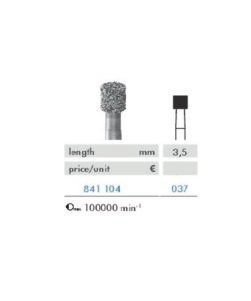 Broca de diamante grão médio alto 10000rpm