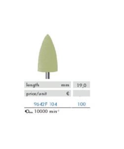 Broca de silicone – unha acetinada (oval)   10000rpm